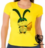 Baby look blusa feminina Pets Bola de Neve coelho - Foto 4