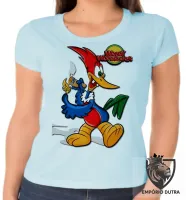 Baby look blusa feminina Pica Pau louco anos 60 - Foto 2