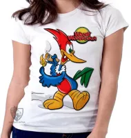 Baby look blusa feminina Pica Pau louco anos 60 - Foto 4