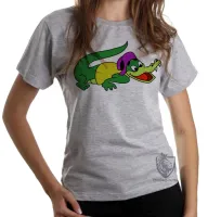Baby look blusa feminina Pica Pau Zé Jacaré crocodilo - Foto 3
