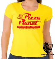 Baby look blusa feminina Pizza Planet toy story - Foto 3