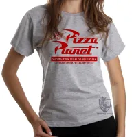 Baby look blusa feminina Pizza Planet toy story - Foto 6