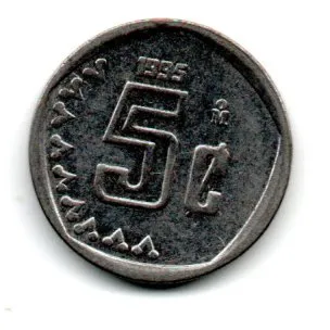 México - 1995 - 5 Centavos