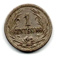 Uruguai - 1909 - 1 Centésimo - Foto 2