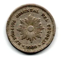 Uruguai - 1909 - 1 Centésimo
