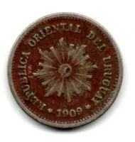 Uruguai - 1909 - 1 Centésimo