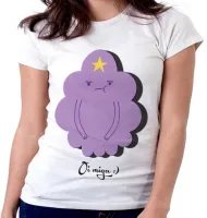 Baby look blusa feminina Princesa Caroço hora aventura adventure time - Foto 3