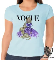 Baby look blusa feminina Rapunzel princesa - Foto 2