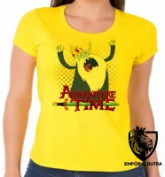 Baby look blusa feminina Rei Gelado Hora da Aventura - Foto 6