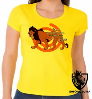 Baby look blusa feminina Rei Leão Scar minhas costas doem - Foto 2
