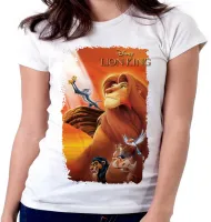 Baby look blusa feminina Rei Leão Mufasa Simba Africa - Foto 5