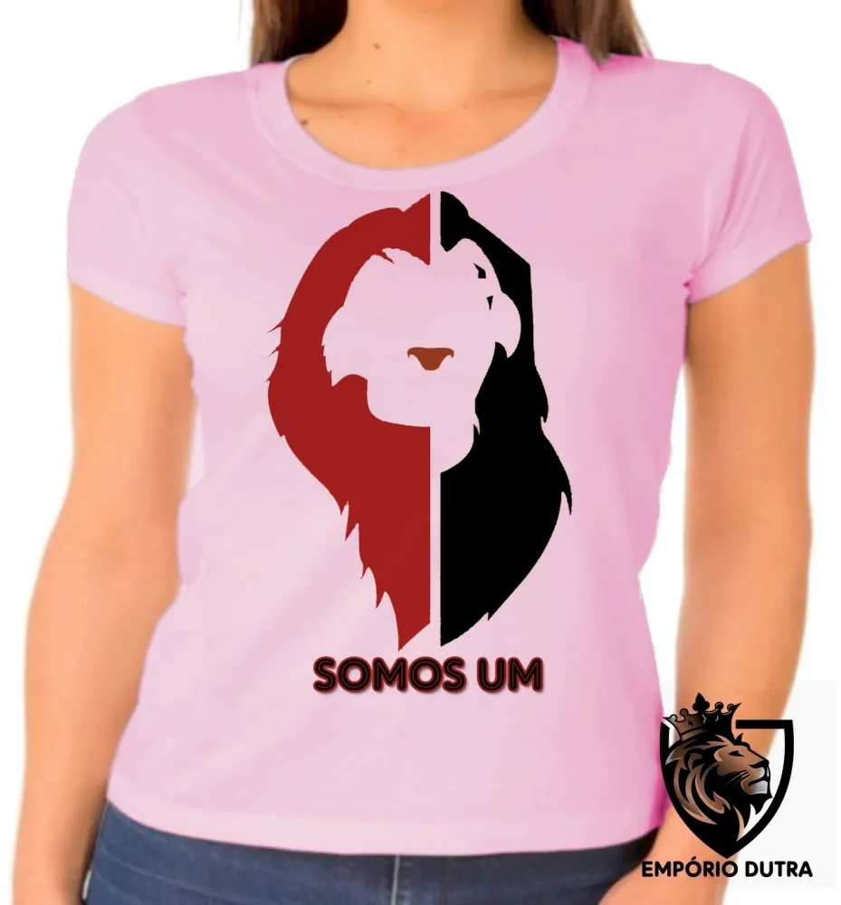 Baby look blusa feminina Rei Leão Mufasa Simba Somos um