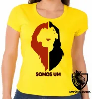 Baby look blusa feminina Rei Leão Mufasa Simba Somos um - Foto 2