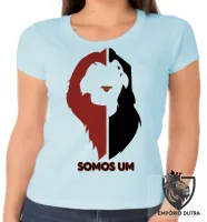 Baby look blusa feminina Rei Leão Mufasa Simba Somos um - Foto 3
