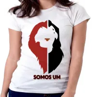 Baby look blusa feminina Rei Leão Mufasa Simba Somos um - Foto 6