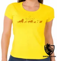 Baby look blusa feminina Rei Leão Mufasa Simba timão pumba - Foto 2