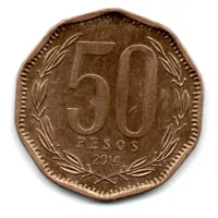 Chile - 2014 - 50 Pesos
