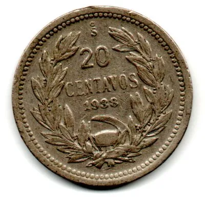 Chile - 1938 - 20 Centavos