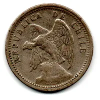 Chile - 1938 - 20 Centavos - Foto 2