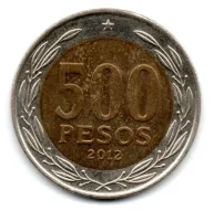 Chile - 2012 - 500 Pesos