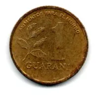 Paraguai - 1993 - 1 Guarani - Foto 2