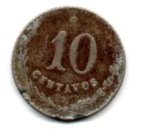 Paraguai - 1903 - 10 Centavos - Foto 2