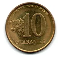 Paraguai - 1996 - 10 Guaranies - Foto 2