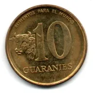 Paraguai - 1996 - 10 Guaranies - Foto 2