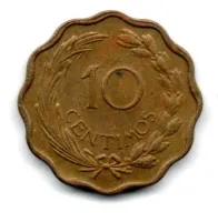 Paraguai - 1953 - 10 Centimos - Foto 2