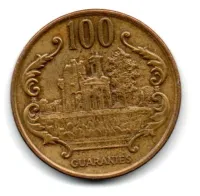 Paraguai - 1993 - 100 Guaranies - Foto 2