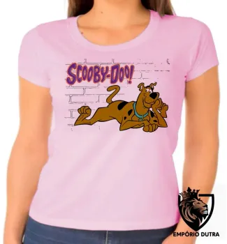 Baby look blusa feminina Scooby Doo cachorro cão dog salsicha