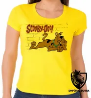 Baby look blusa feminina Scooby Doo cachorro cão dog salsicha - Foto 3