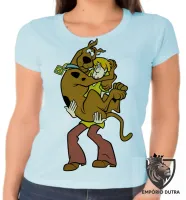 Baby look blusa feminina scooby doo salsicha desenho antigo - Foto 2