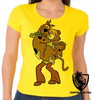 Baby look blusa feminina scooby doo salsicha desenho antigo - Foto 3