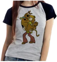 Baby look blusa feminina scooby doo salsicha desenho antigo - Foto 4