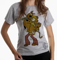 Baby look blusa feminina scooby doo salsicha desenho antigo - Foto 6