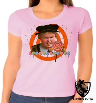 Baby look blusa feminina Shrek Faz o urro ogro verde fiona