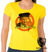 Baby look blusa feminina Shrek Faz o urro ogro verde fiona - Foto 2