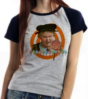 Baby look blusa feminina Shrek Faz o urro ogro verde fiona - Foto 5