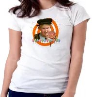 Baby look blusa feminina Shrek Faz o urro ogro verde fiona - Foto 6