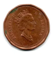 Canadá - 1992 - 1 Cent Comemorativa (125º aniversário da Confederação Canadense) - Foto 2