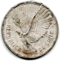 Chile - 1957 - 10 Pesos (1 Condor) - C/ Danos - Foto 2