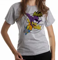 Baby look blusa feminina simpsons bartman bart batman morcego - Foto 6