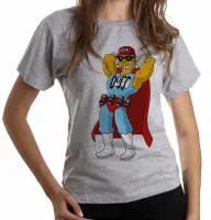 Baby look blusa feminina Simpsons Duff Man duffman cerveja homer - Foto 4