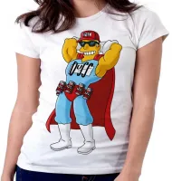Baby look blusa feminina Simpsons Duff Man duffman cerveja homer - Foto 6