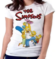 Baby look blusa feminina simpsons familia homer lisa bart marge - Foto 5