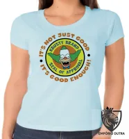 Baby look blusa feminina Simpsons Krust selo palhaço série - Foto 2
