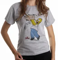 Baby look blusa feminina simpsons porco aranha homer filme - Foto 6