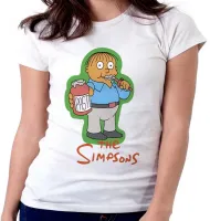 Baby look blusa feminina simpsons ralph colega bart lisa homer - Foto 5