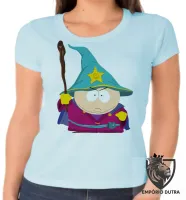 Baby look blusa feminina south park cartman bruxo desenho - Foto 2